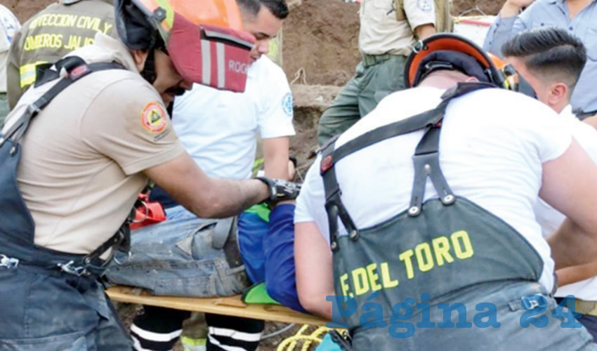 Todo hace presumir que el derrumbe fue consecuencia de las vibraciones generadas por la maquinaria que trabajaba en el lugar y lo inestable del terreno/Foto: Especial