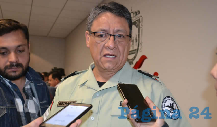 Orestes de Jesús Estrada Miranda, coordinador estatal interino de la Policía Federal (PF) en transición a la Guardia Nacional (GN) (Foto: Merari Martínez)