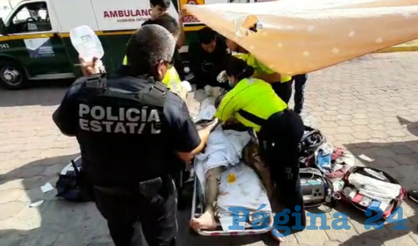 Marco Antonio Hern&aacute;ndez Navarro, de 29 a&ntilde;os de edad, sufri&oacute; heridas en pr&aacute;cticamente toda su superficie corporal