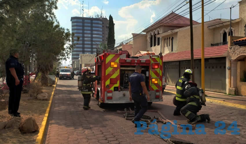 El percance, que est&aacute; a punto de tornarse tr&aacute;gico, ocurri&oacute; en la residencia ubicada en calle Sierra Morena n&uacute;mero 226 