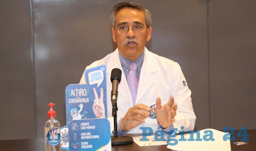 Miguel &Aacute;ngel Piza Jim&eacute;nez, secretario de Salud (Foto: Eddylberto Lu&eacute;vano Santill&aacute;n)