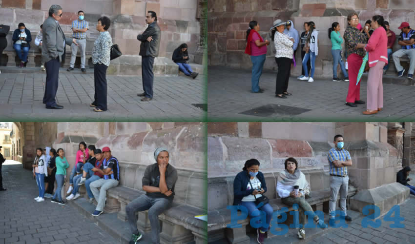 Se congregaron a las afueras de Palacio de Gobierno para manifestarse