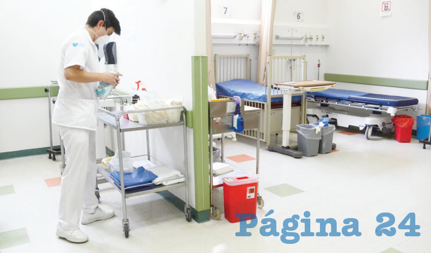 Personal del Hospital General de Zapopan y de las seis unidades Cruz Verde están capacitados para la detección de un caso sospechoso de coronavirus, así como espacios definidos al interior de los nosocomios para atender pacientes con sintomatología/Foto: Cortesía