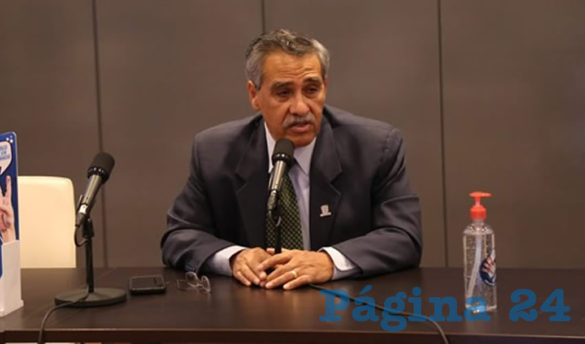 Miguel Ángel Piza Jiménez, secretario de Salud (Foto: Eddylberto Luévano Santillán)