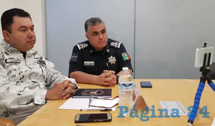 La alcaldesa Tere Jiménez participó en una conferencia virtual con el secretario de Seguridad Pública Municipal y el coordinador estatal de la Guardia