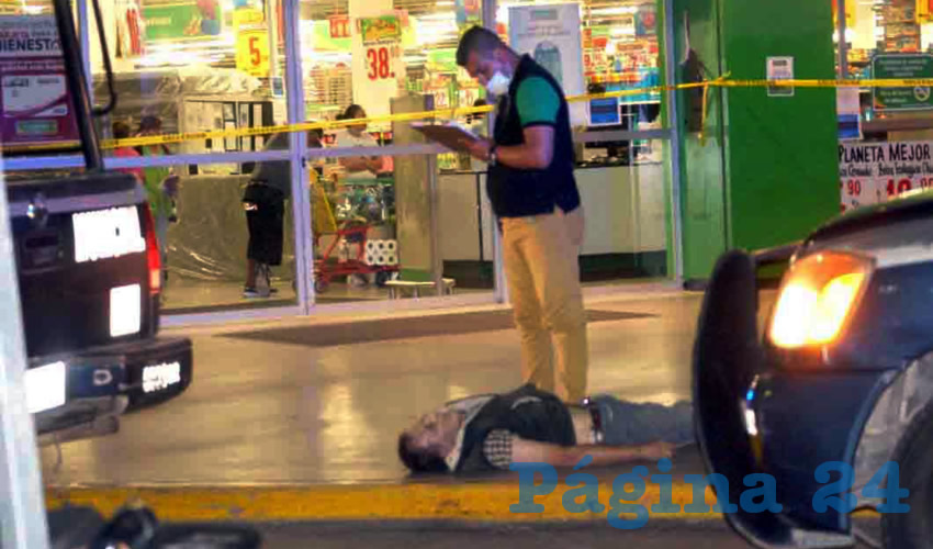 Jesús Emilio Alonso Rangel, de 54 años de edad, perdió la vida luego de que robara mercancía de la tienda de autoservicio situada en calle Guadalupe esquina con avenida Convención poniente