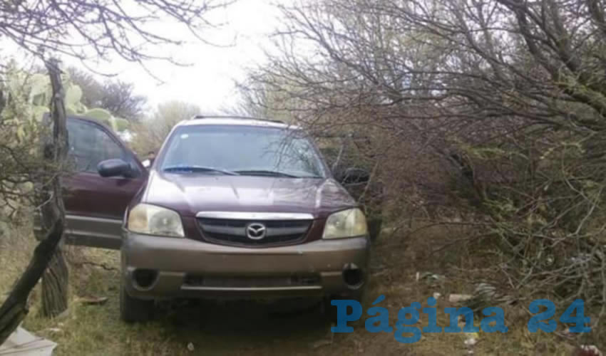 Una de las camionetas que fueron fiscalizadas
