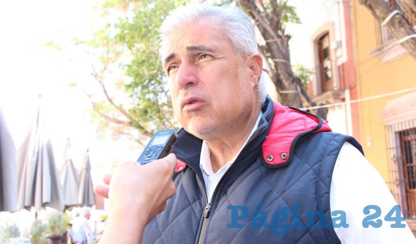 José Narro Céspedes, senador de la República (Foto Rocío Castro)