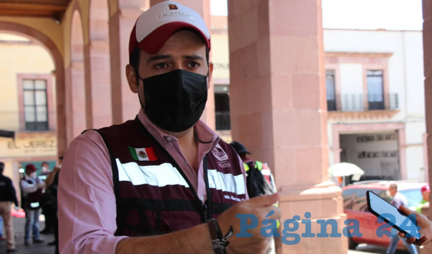Ulises Mejía Haro, presidente municipal de Zacatecas (Foto Rocío Castro)