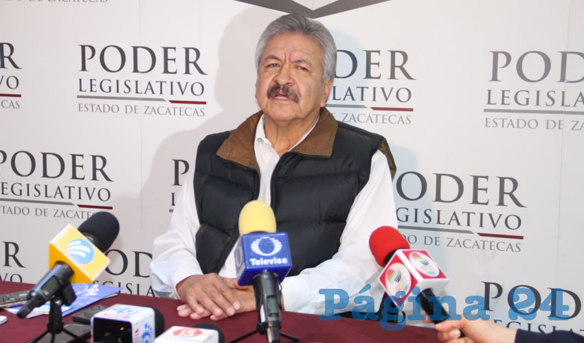 Jesús Padilla Estrada, diputado local y coordinador de la bancada de Movimiento Regeneración Nacional (Morena) (Foto archivo Página 24)