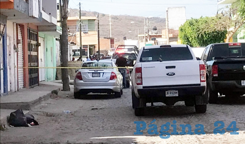 El doble crimen tuvo lugar en la calle Vicente Trigo, entre Zaragoza y la calle 28 de Enero, en la delegación de Santa Cruz de las Huertas/Foto: Especial