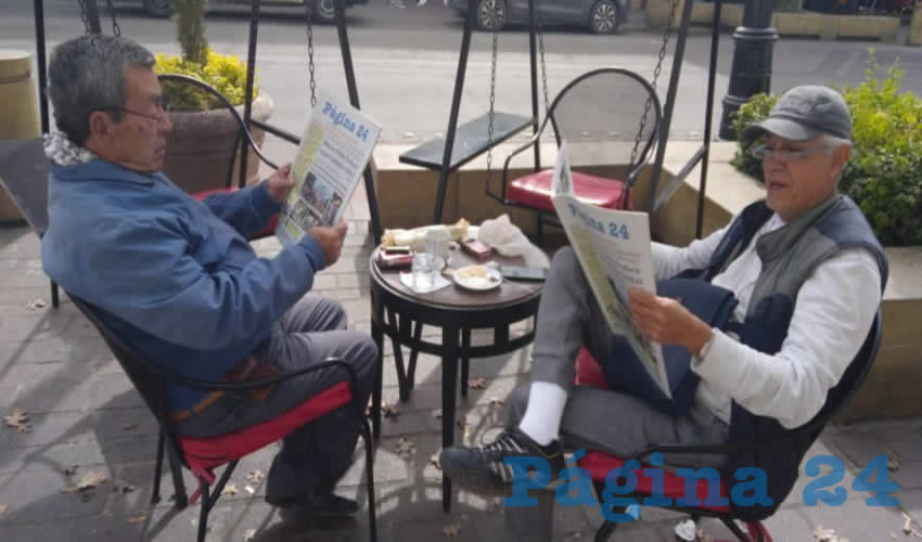 En el restaurante Campo Amor estuvieron Ramiro Pedroza y José Humberto Aceves