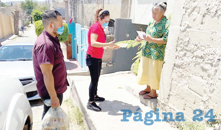 El objetivo es cuidar a los adultos mayores de Zapopan, quienes representan uno de los grupos vulnerables o de riesgo ante el Covid-19, para que se queden en casa pero al mismo tiempo no les falte el alimento/Foto: Cortesía