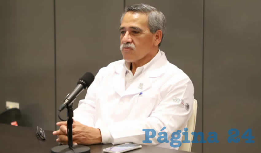 Conferencia de prensa de Miguel Ángel Piza Jiménez, secretario del Salud