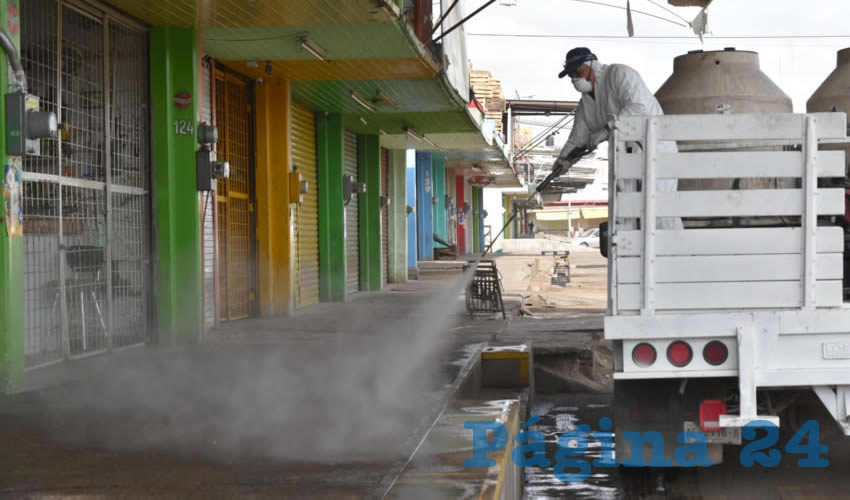 Se desarrolló de manera exitosa este operativo en 800 bodegas, alrededor de 600 piedras y las 11 calles que integran este conocido mercado
