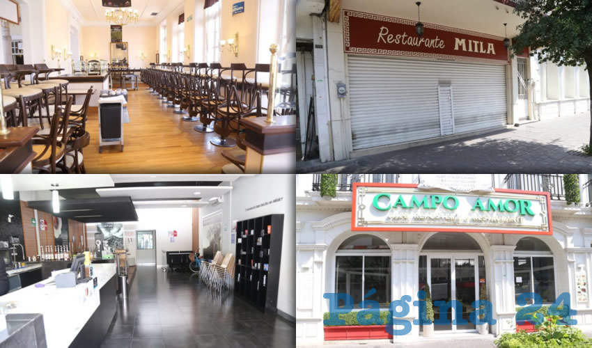 Restaurantes como Mitla y Campo Amor han cerrado sus puertas temporalmente, mientras que otros establecimientos como Sanborns y Punta del Cielo tendran unicamente servicio para llevar