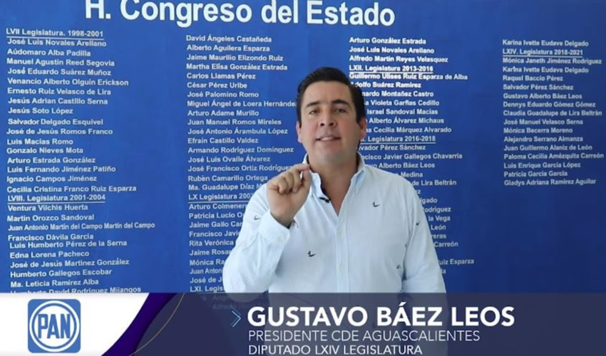 Gustavo B&aacute;ez Leos, diputado local