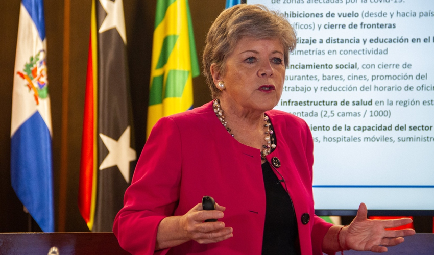 Alicia Bárcena, secretaria ejecutiva de la Comisión Económica para América Latina y el Caribe (Cepal) (Foto: Cortesía/Twitter @cepal_onu)