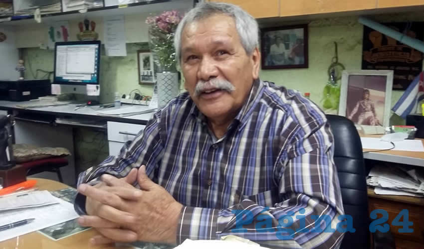 “Enrique Alfaro ilusionó a la gente y los primeros 15 días lo respetaron, pero él nunca cumplió, nunca les cumplió a las empresas chicas”, tronó Salvador Cabrera Vera/Fotos: Francisco Tapia