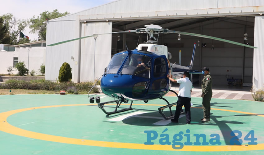 Concluyeron las labores de mantenimiento especial que se le dio al helicóptero Águila 1