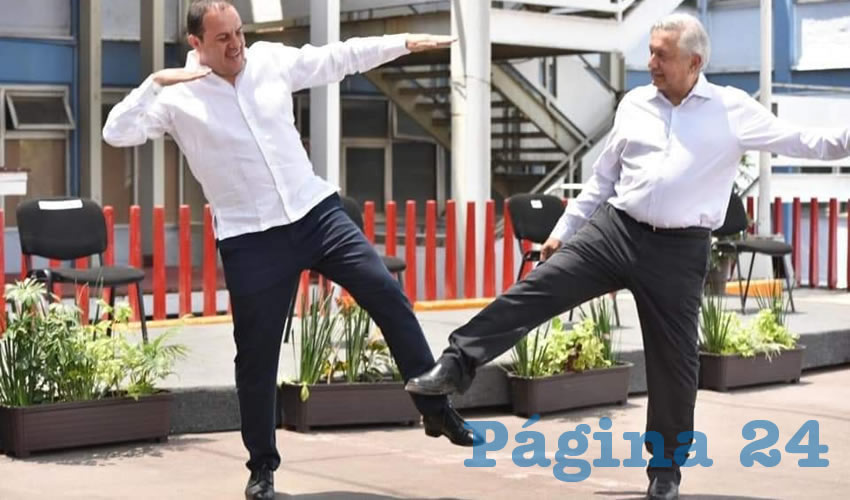 Cuauhtémoc Blanco y Andrés Manuel López Obrador (Foto: Especial)