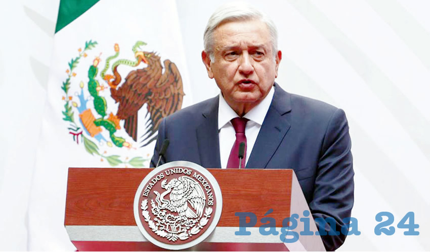 AMLO anunció que eliminarán los aguinaldos y bajarán sueldos desde subdirectores y hasta su cargo para hacer frente a la crisis por covid-19 (Foto: Presidencia / Página 24)