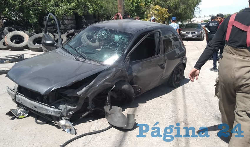 As&iacute; qued&oacute; el carro Chevrolet Chevy que manejaba Fernando &ldquo;N&rdquo; &ldquo;N&rdquo;, de 21 a&ntilde;os