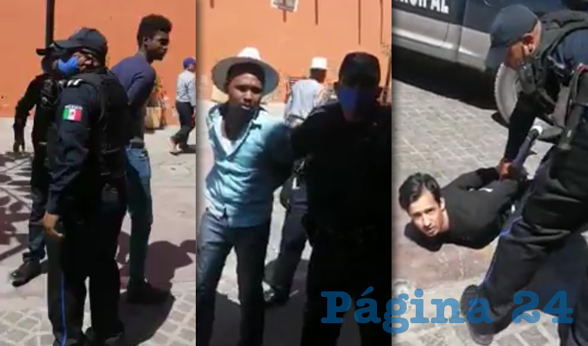 Los galos, dos de ellos afrodescendientes, estaban comiendo en el andador Bicentenario cuando fueron abordados por los polic&iacute;as, quienes ocultaron su racismo con los argumentos de que los extranjeros era &ldquo;sospechosos&rdquo; y &ldquo;extra&ntilde;os&rdquo;, en un caso que corri&oacute; como reguero de p&oacute;lvora en internet