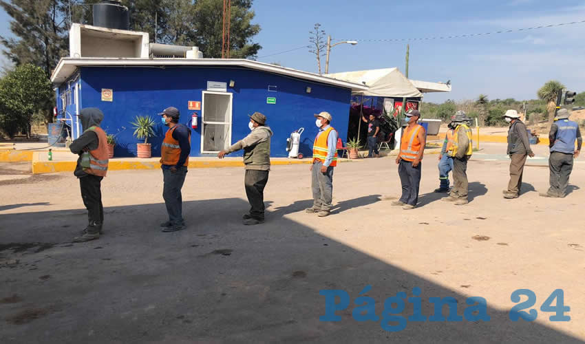 La Direcci&oacute;n de Limpia y Aseo P&uacute;blico realiz&oacute; labores de desinfecci&oacute;n en las oficinas del tiradero municipal para proteger al personal