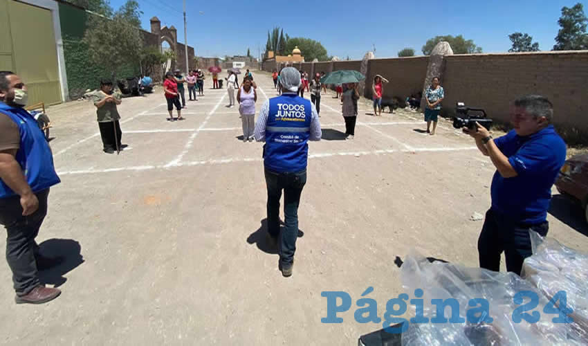 El programa de apoyo con alimento preparado que se lleva a cabo junto con la asociación Children’s Cup, continúa llegando a colonias y comunidades de Aguascalientes