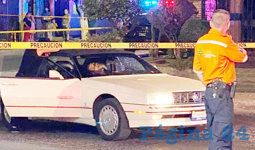Al hombre lo ejecutaron cuando conducía un Cadillac, en la calle Longinos Cadena, a su cruce con la avenida Colón, justo afuera de una gasolinera/Fotos: Especial