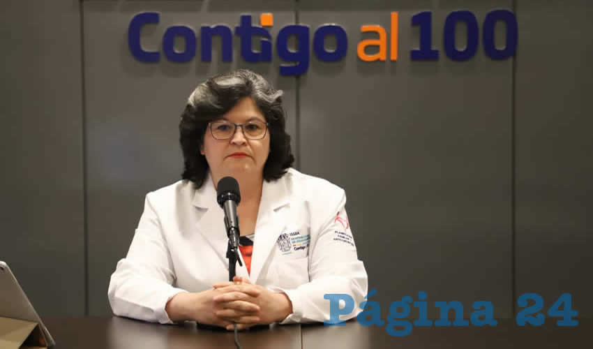 Mar&iacute;a Elena Velasco Mar&iacute;n, directora de Control y Prevenci&oacute;n de Enfermedades del ISSEA