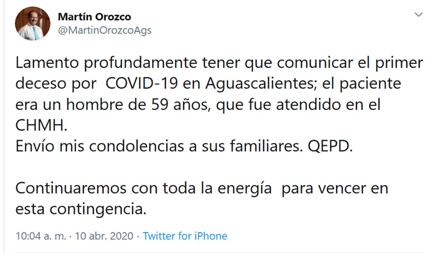 En las &uacute;ltimas 24 horas se presentaron dos pacientes m&aacute;s que han dado positivo a COVID-19, mientras que la tabla muestra, 12 pacientes recuperados hasta ahora