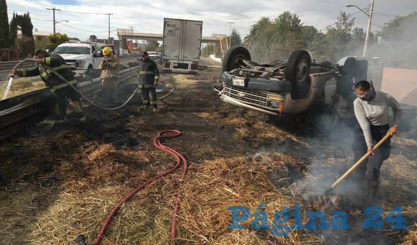 El aparatoso accidente se registr&oacute; sobre la carretera federal 45 norte, a la altura de la comunidad El Salitrillo