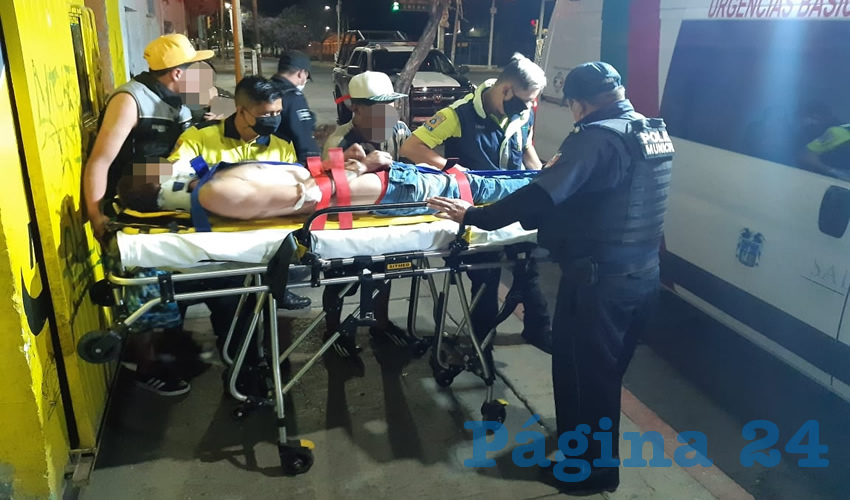 El afectado, de 21 años de edad, fue internado en el Hospital Tercer Milenio
