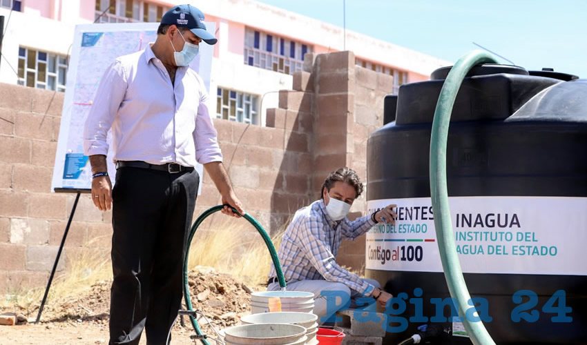 Habrá 15 cisternas con capacidad de 5 mil litros cada una, ubicadas en puntos estratégicos de 15 colonias y comunidades del municipio capital