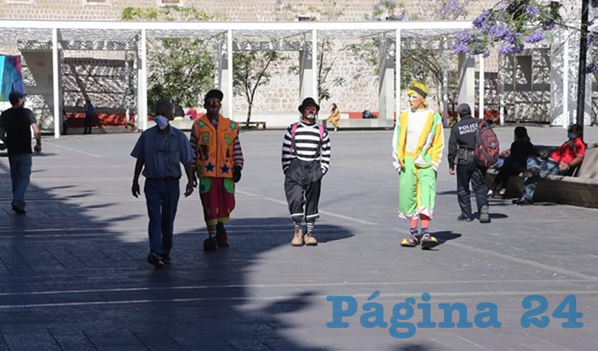 Los payasos, sin trabajo y con deudas (Foto: Eddylberto Luévano Santillán)