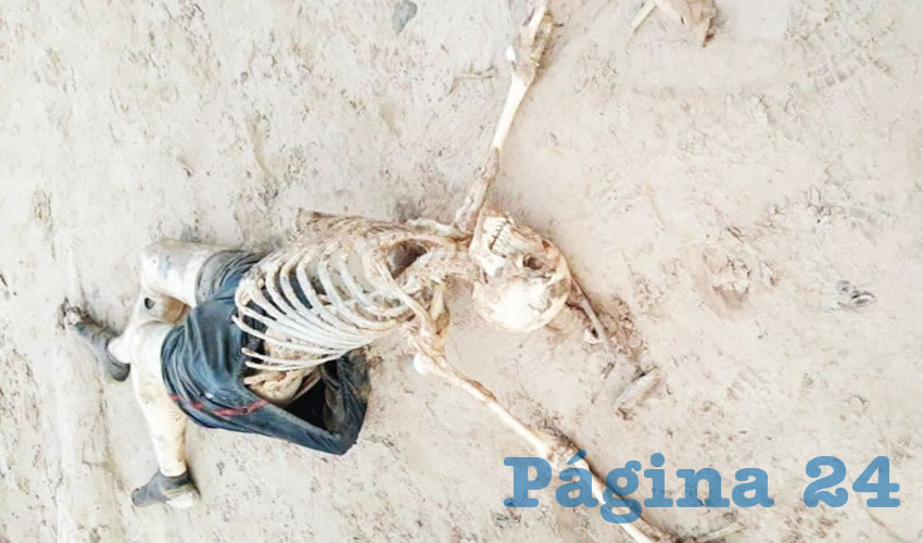 La persona fallecida es del sexo masculino, se presume por la vestimenta que llevaba/Foto: Especial