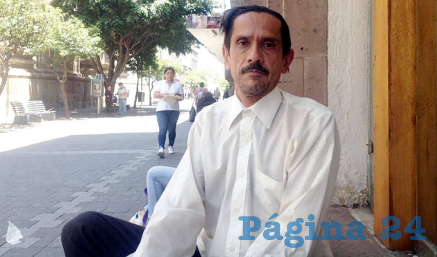 Juan Carlos Echauri, reveló que tras ser despojado de todas sus propiedades por parte de su hermano, quedó en la calle e incluso fue amenazado de muerte por terceros, algo que denunció ante las autoridades pero al momento su caso no ha prosperado. Tampoco lo escucharon en la CEDHJ/Foto: Francisco Tapia