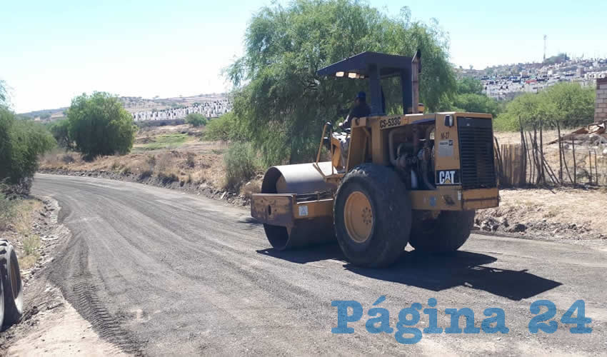 A pesar de ser una zona que no est&aacute; municipalizada, se brinda el apoyo para evitar que se levante el polvo
