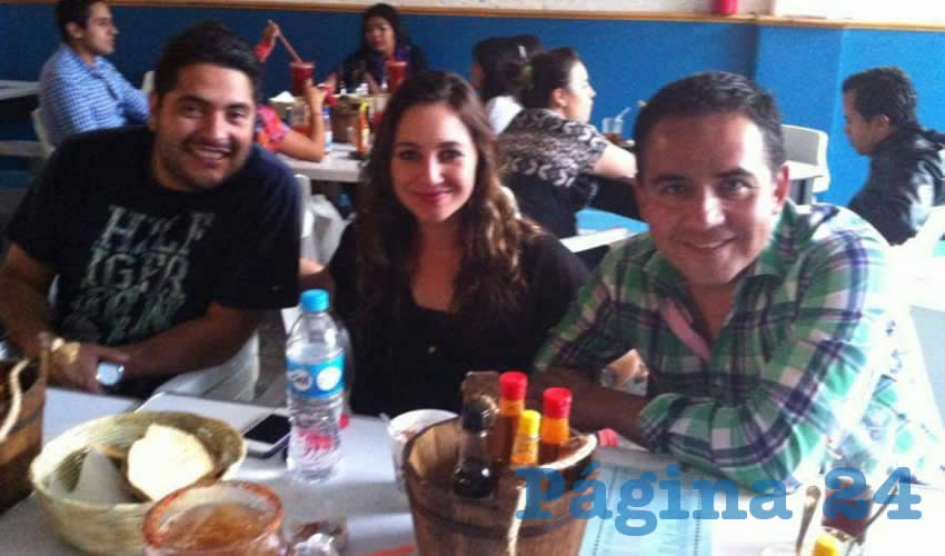 Juan, Isabel y Hugo Tovar García charlaron en El Malecón de La Panadera, en Calvillo
