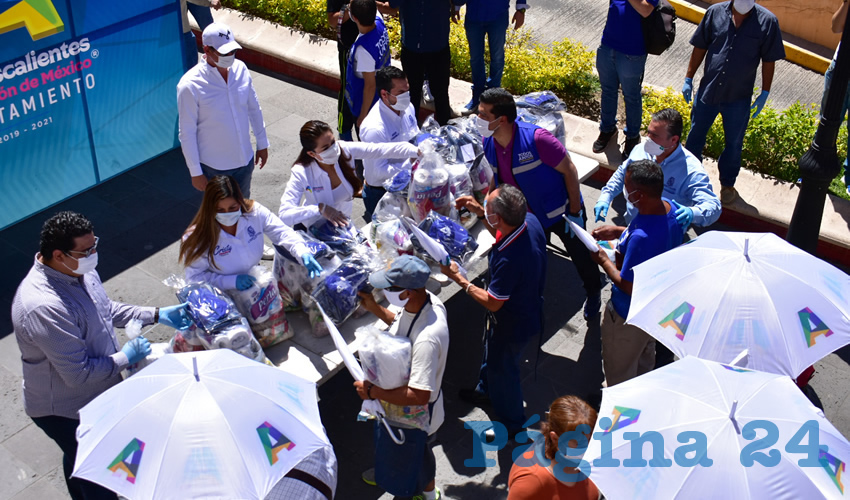 La alcaldesa informó que durante esta semana continuará con la entrega de apoyos a diversos sectores