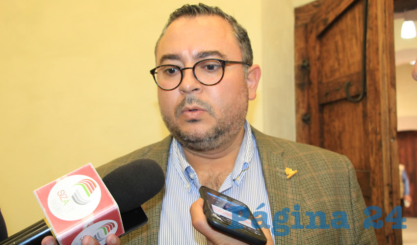 Alejandro Enríquez Suárez del Real, presidente de la Confederación Patronal de la República Mexicana (Coparmex) en Zacatecas (Foto Archivo Página 24)