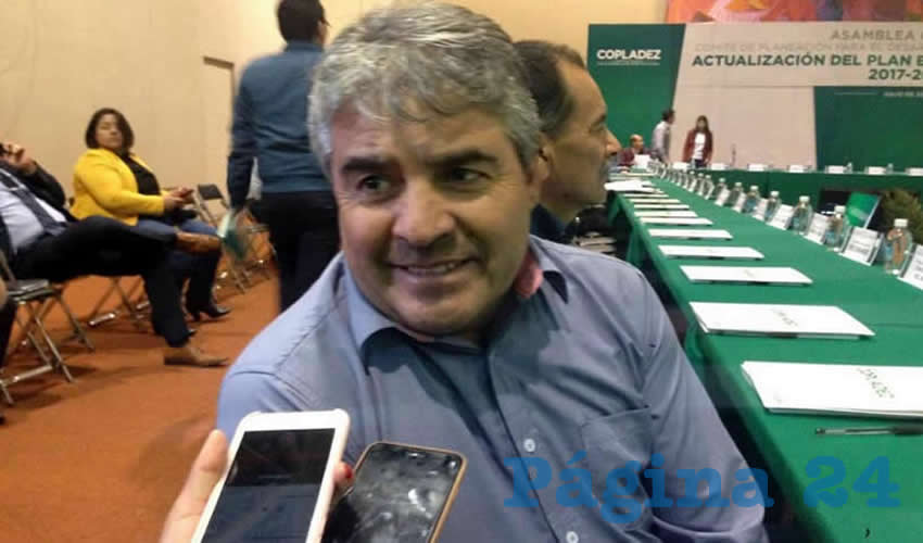 Noé Torres Maldonado, alcalde de Villa de Cos (Foto Cortesía)