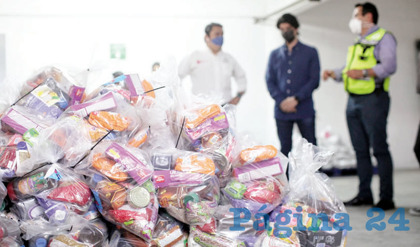 Se dijo que el DIF Jalisco distribuirá las despensas de “Jalisco sin Hambre” con apoyo de los ayuntamientos, iglesias, asociaciones civiles, actores sociales y otros puntos, a fin de llegar a una mayor cantidad de población/Foto: Cortesía