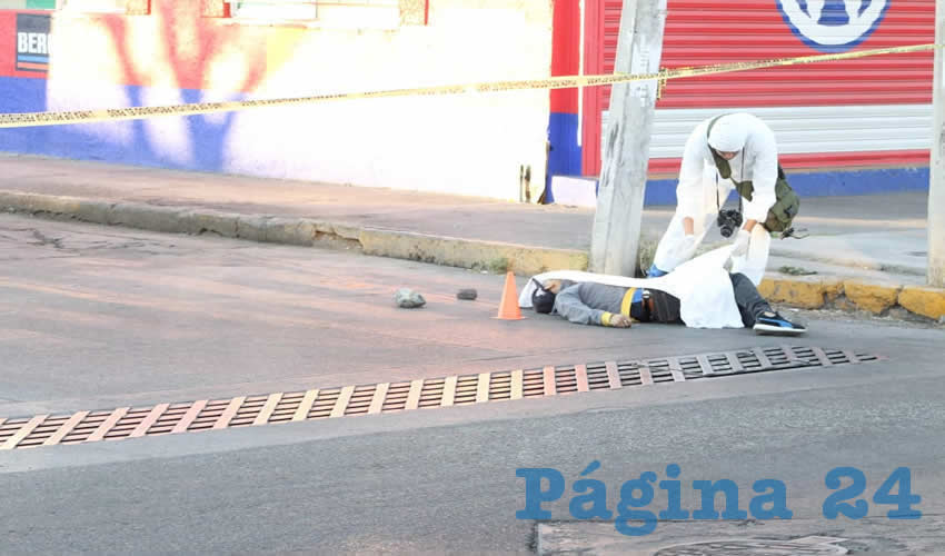 En el cruce de las avenida De los Maestros y Olivares Santana cay&oacute; muerto el conocido maleante Eddy Alexander Mart&iacute;nez, que contaba con 24 a&ntilde;os de edad 
