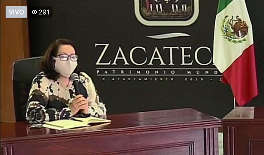 Marivel Rodríguez Benítez, tesorera del ayuntamiento de Zacatecas (Foto Cortesía)
