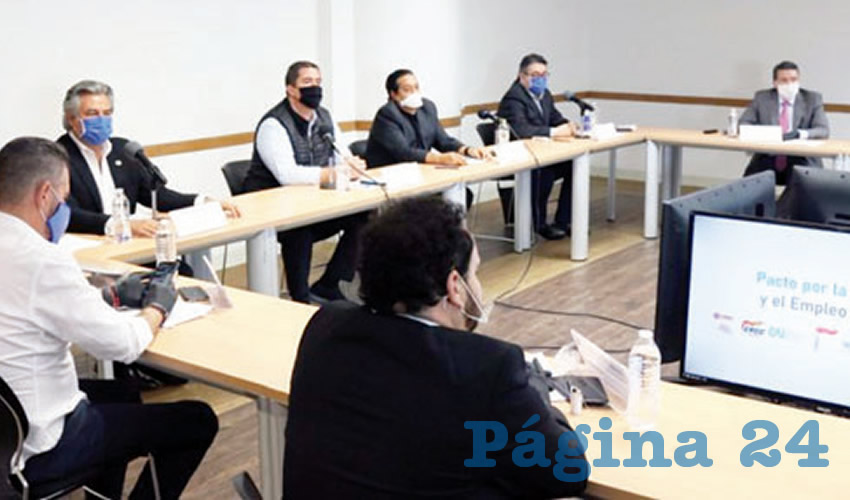Organismos empresariales y sindicales de Jalisco demandaron al gobierno federal un plan para reactivar la economía; también exigen reasignar los recursos de los proyectos de la refinería Dos Bocas, el aeropuerto de Santa Lucía y el Tren Maya, pues critican que “estos proyectos no tienen futuro”/Foto: Twitter @COMCE_Occte