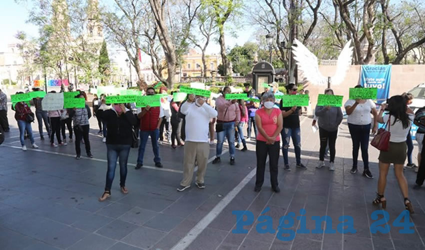 Renunciaron a la sana distancia ayer los colonos que dijeron ir de varios puntos de la ciudad donde
