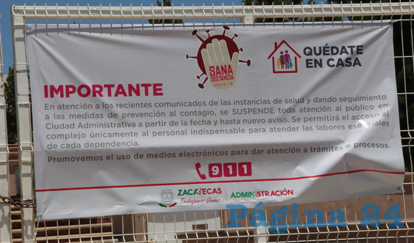 Ciudad administrativa paralizada (Foto Rocío Castro Alvarado)